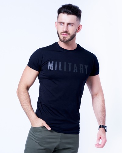koszulka czarna Military