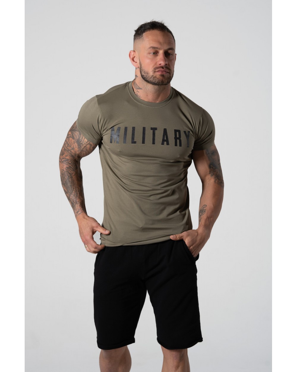 t-shirt Defence Premium khaki Military